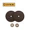Gyros Gyros Tools Fiber Disks HT 1-1/2 in. D X 1/8 in. Fiberglass Cutting Disc 2 pc 11-32156 - alternate 2
